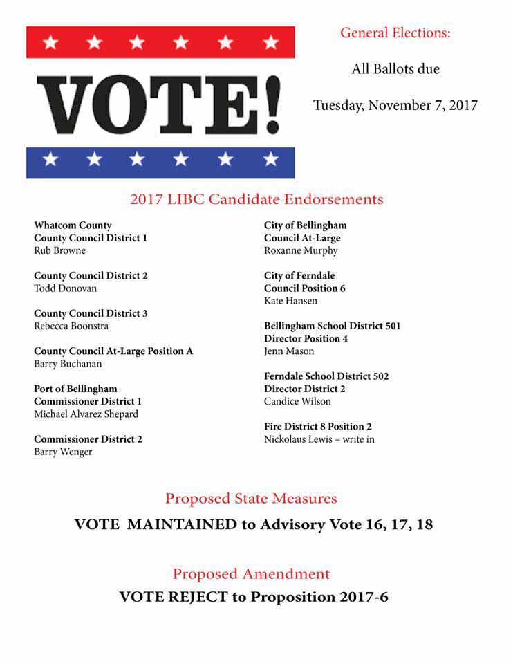 LIBC Endorsements 2017